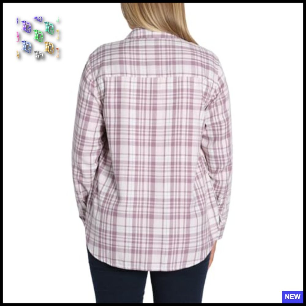 Super Soft Flannel Button Down Shirt Relaxed Fit … - image 4